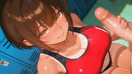 走る巨乳!泳ぐ巨乳!