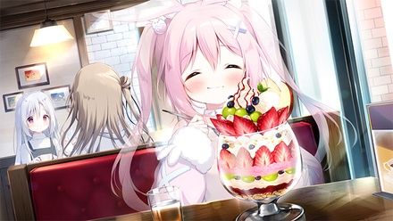 【WIN一般】 とける風花とシロうさぎ